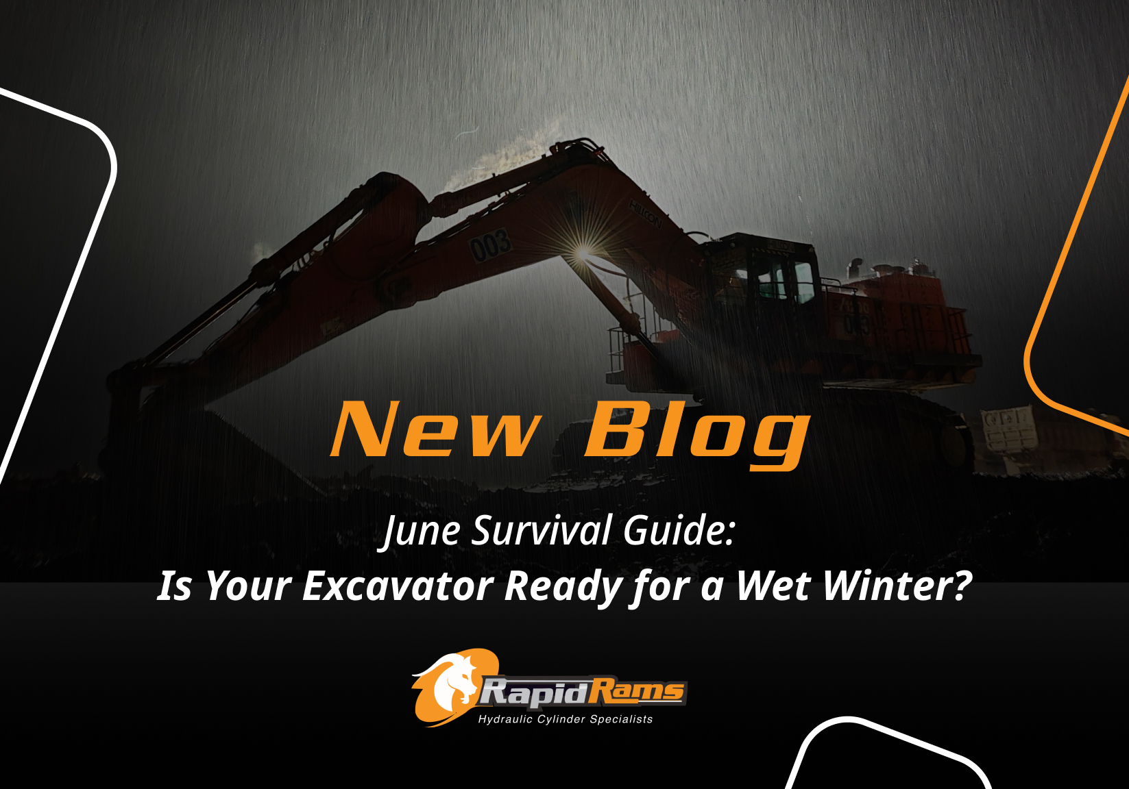 June Survival Guide: Is Your Excavator Ready for a Wet Winter?